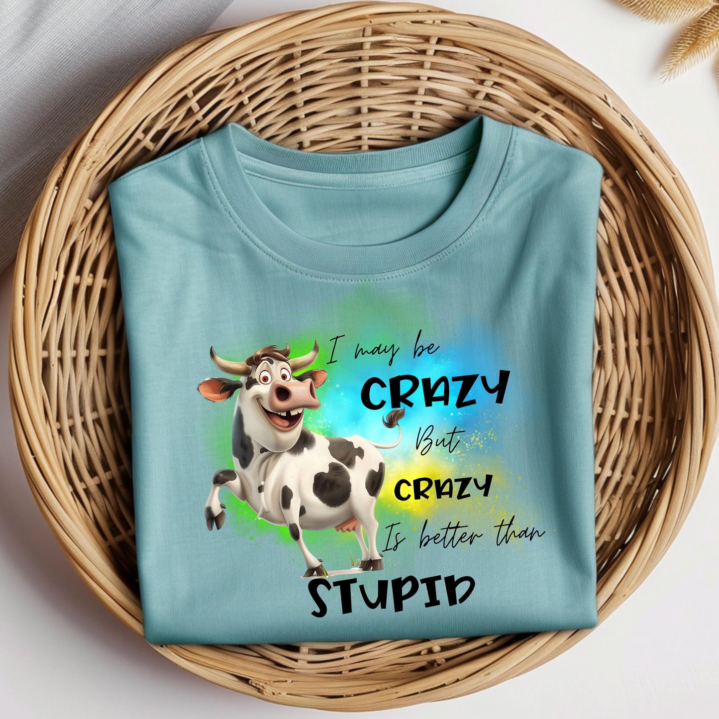 Funny Sarcastic Cow PNG & JPG – Sassy Cow Humor Sublimation Digital Download