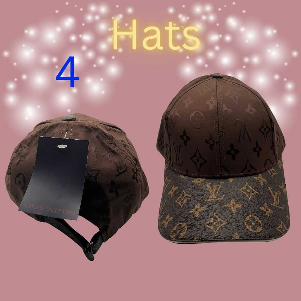 Luxury-Inspired Monogram Baseball Cap – Adjustable Designer-Style Hat