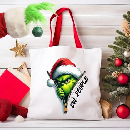 Grinchy EW People!! Christmas DTF Transfer – Ready to Press Heat Transfer for Shirts, Hoodies & Totes