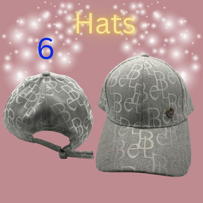 Luxury-Inspired Monogram Baseball Cap – Adjustable Designer-Style Hat
