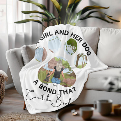 Customizable A Girl and Her Dog PNG – Personalize for Cricut & Sublimation Crafts