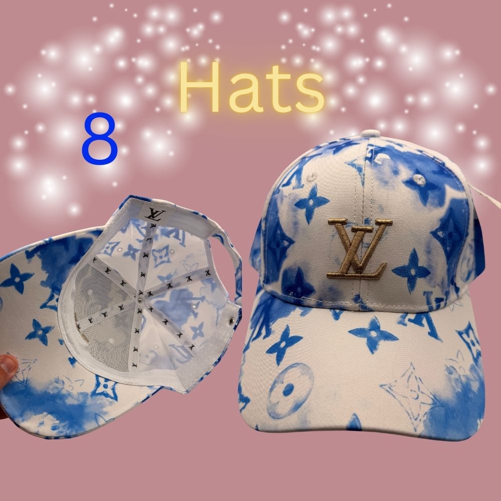 Luxury-Inspired Monogram Baseball Cap – Adjustable Designer-Style Hat