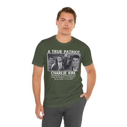Patriotic Tribute Tee, Celebratory Shirt, Memorial Gift, Social Statement Tee, Casual Everyday Wear