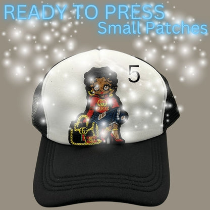 Ready to Press Embroidered Hat Patches | Iron-On Patch for Trucker Hats | Choose Your Design | Heat Press Patch | Hat Patch | DIY Hat Accessories