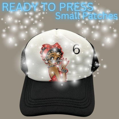 Ready to Press Embroidered Hat Patches | Iron-On Patch for Trucker Hats | Choose Your Design | Heat Press Patch | Hat Patch | DIY Hat Accessories
