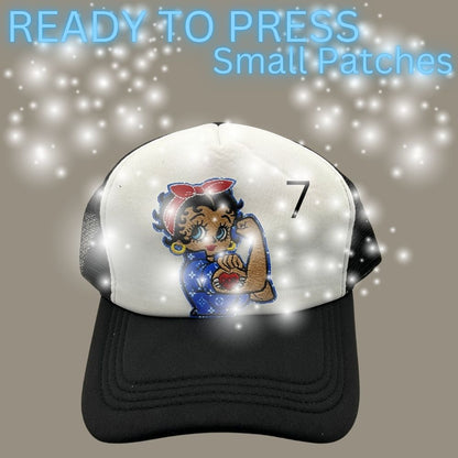 Ready to Press Embroidered Hat Patches | Iron-On Patch for Trucker Hats | Choose Your Design | Heat Press Patch | Hat Patch | DIY Hat Accessories