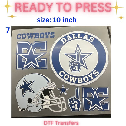 Ready to Press DTF Transfers | Sports Mom | Veteran | Nana | Funny Face Designs | 10 Inch Heat Transfers