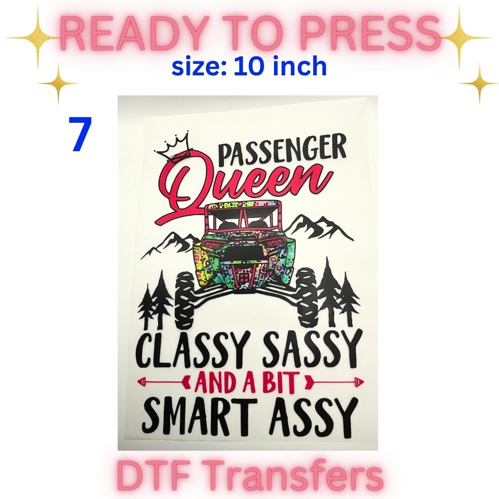 Trendy Ready-To-Press DTF Transfers | Spooky, Western, Mama & Sassy Graphic Heat Transfers | 10 Inch Designs