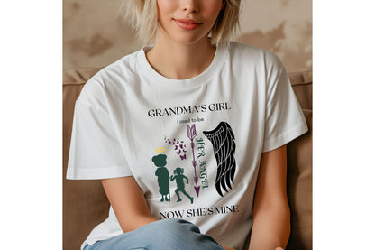 Grandma’s Girl Her Angel Now She’s Mine – Memorial Design for DIY Crafts & Keepsakes