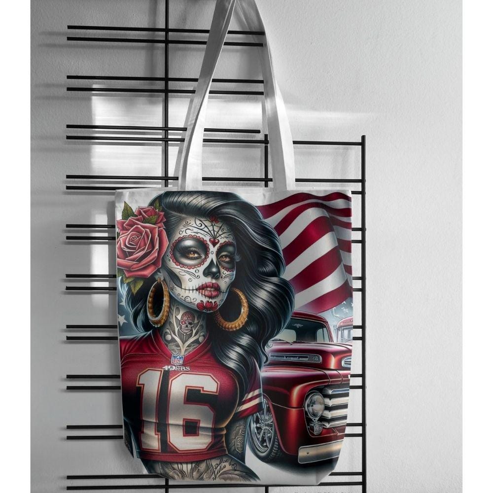 Day of the Dead & 49ers Digital Bundle – 9 Sugar Skull & La Catrina JPG Designs (Instant Download)