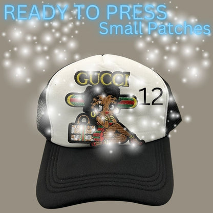 Ready to Press Embroidered Hat Patches | Iron-On Patch for Trucker Hats | Choose Your Design | Heat Press Patch | Hat Patch | DIY Hat Accessories