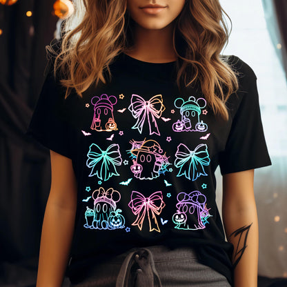Halloween Neon PNG Bundle – Ghosts, Pumpkins, Boujee Ghost & Spooky Season Bows