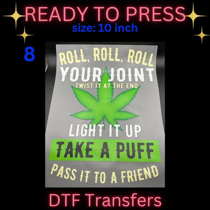 Funny & Retro Ready-To-Press DTF Transfers | Graduation, Peace & Humor Heat Transfers |