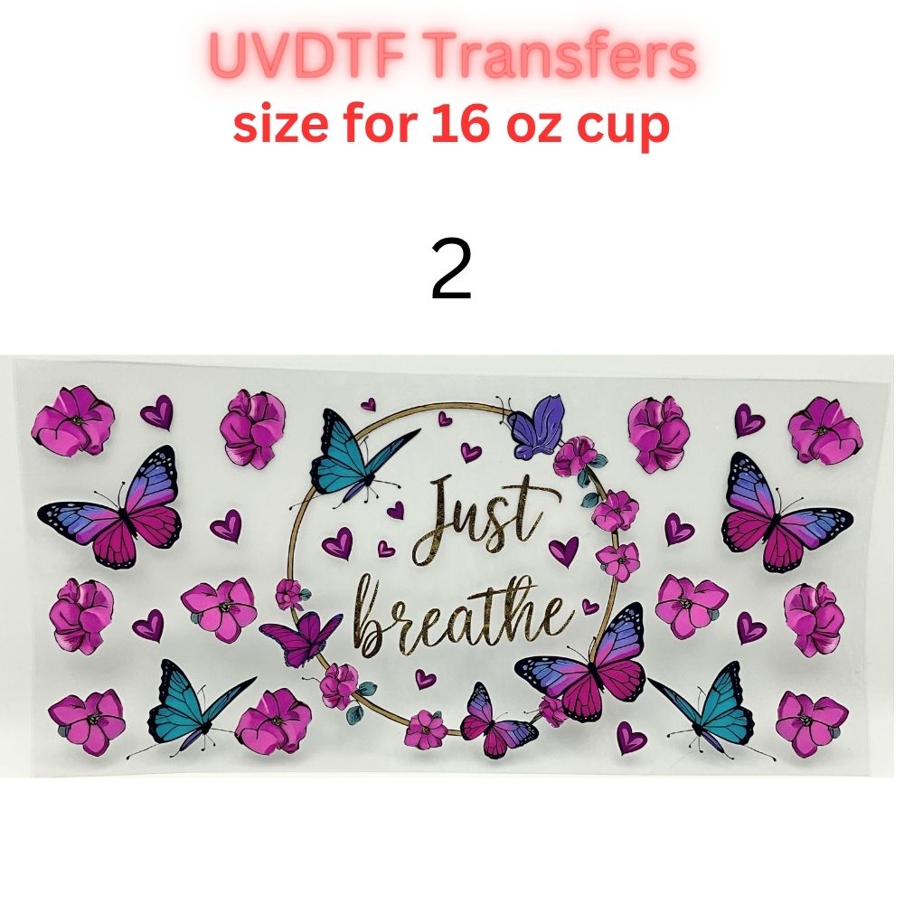 Faith, Western & Floral UV DTF Cup Wrap Transfers | Inspirational & Boho 16 oz Libby Cup Decals