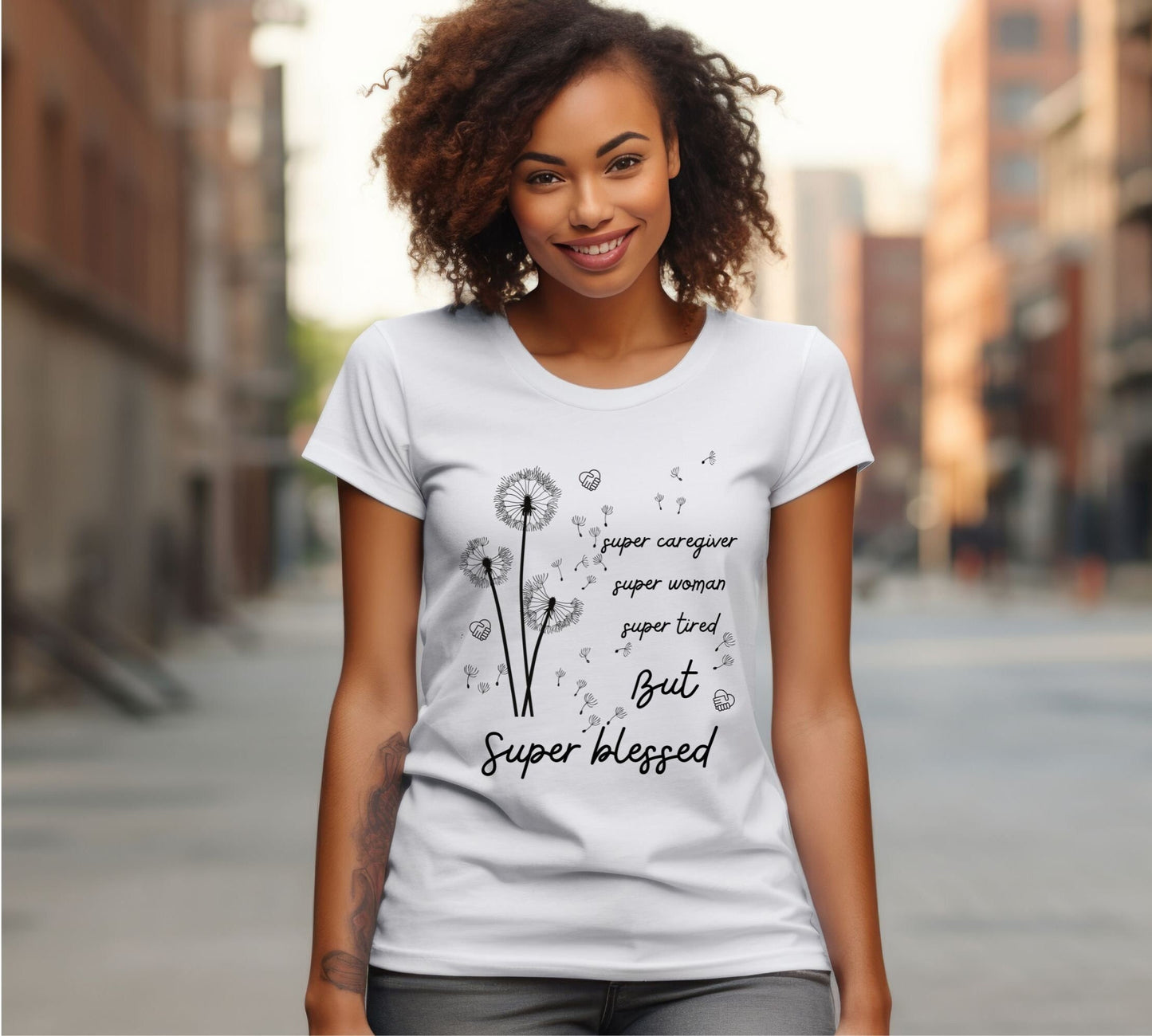 Super Caregiver PNG & SVG Designs – Super Woman, Super Tired but Super Blessed