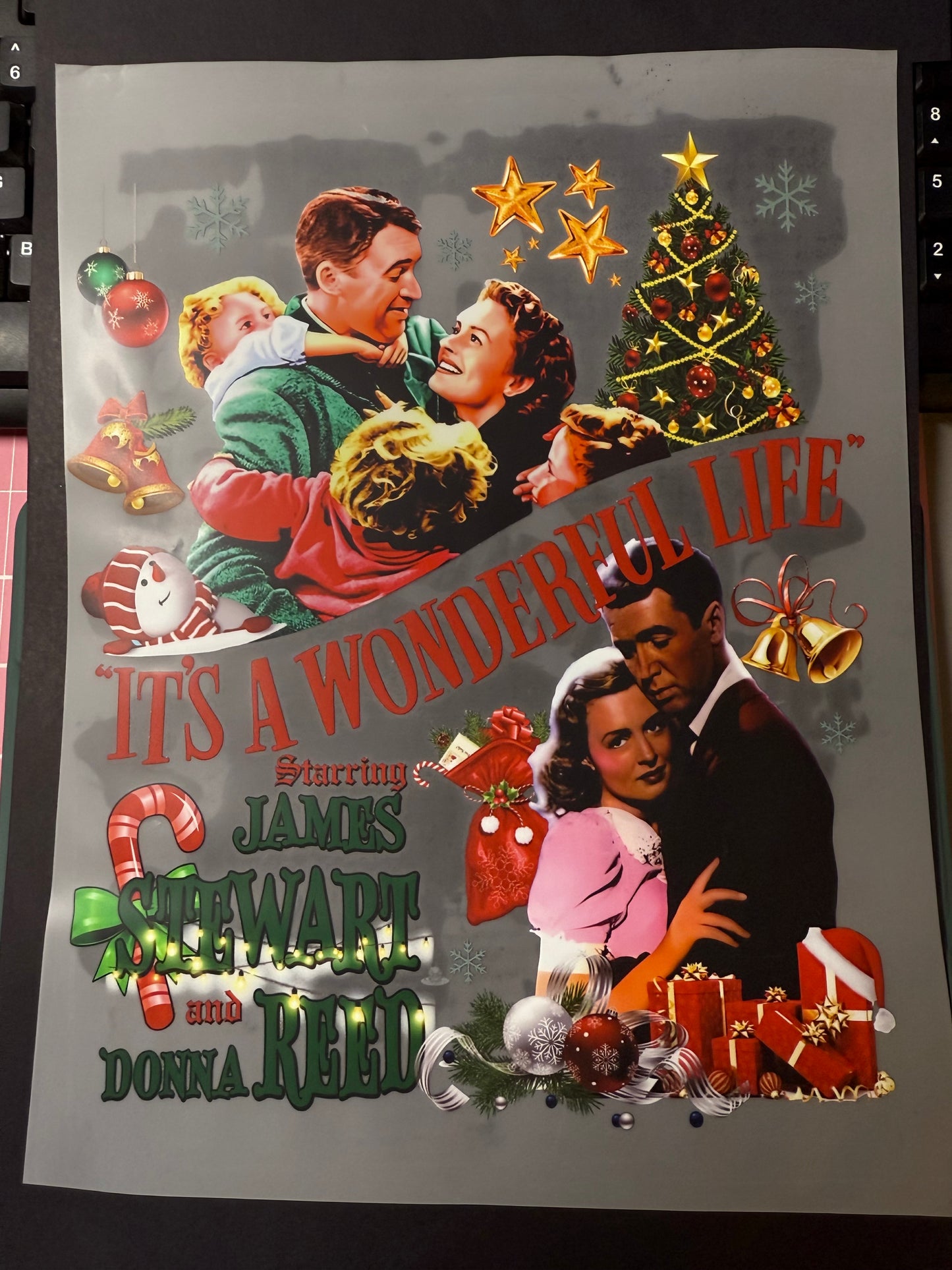 Classic Holiday Family Movie DTF Transfer