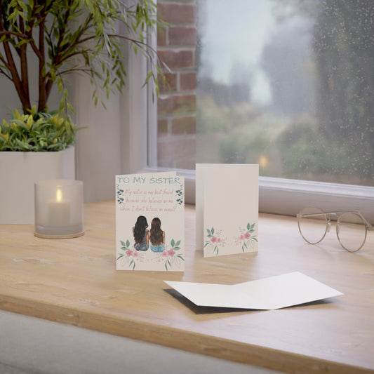 To My Sister – Birthday Card Printable PDF & PNG Files (Digital Download)