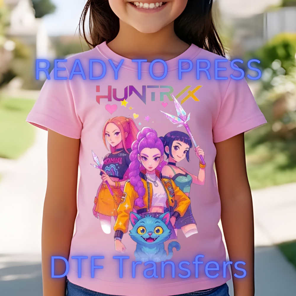 Galaxy Pop Trio DTF Transfer – 10 Inch | Ready to Press Heat Transfer for Shirts, Totes, and Sweaters