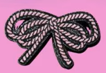 Chenille Howdy & Ribbon Rope Patches – Western Word & Bow Iron-On Appliques for DIY Clothing