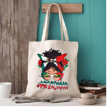 Mexicana Messy Bun Mama DTF Transfers – Ready to Press Heat Press Designs