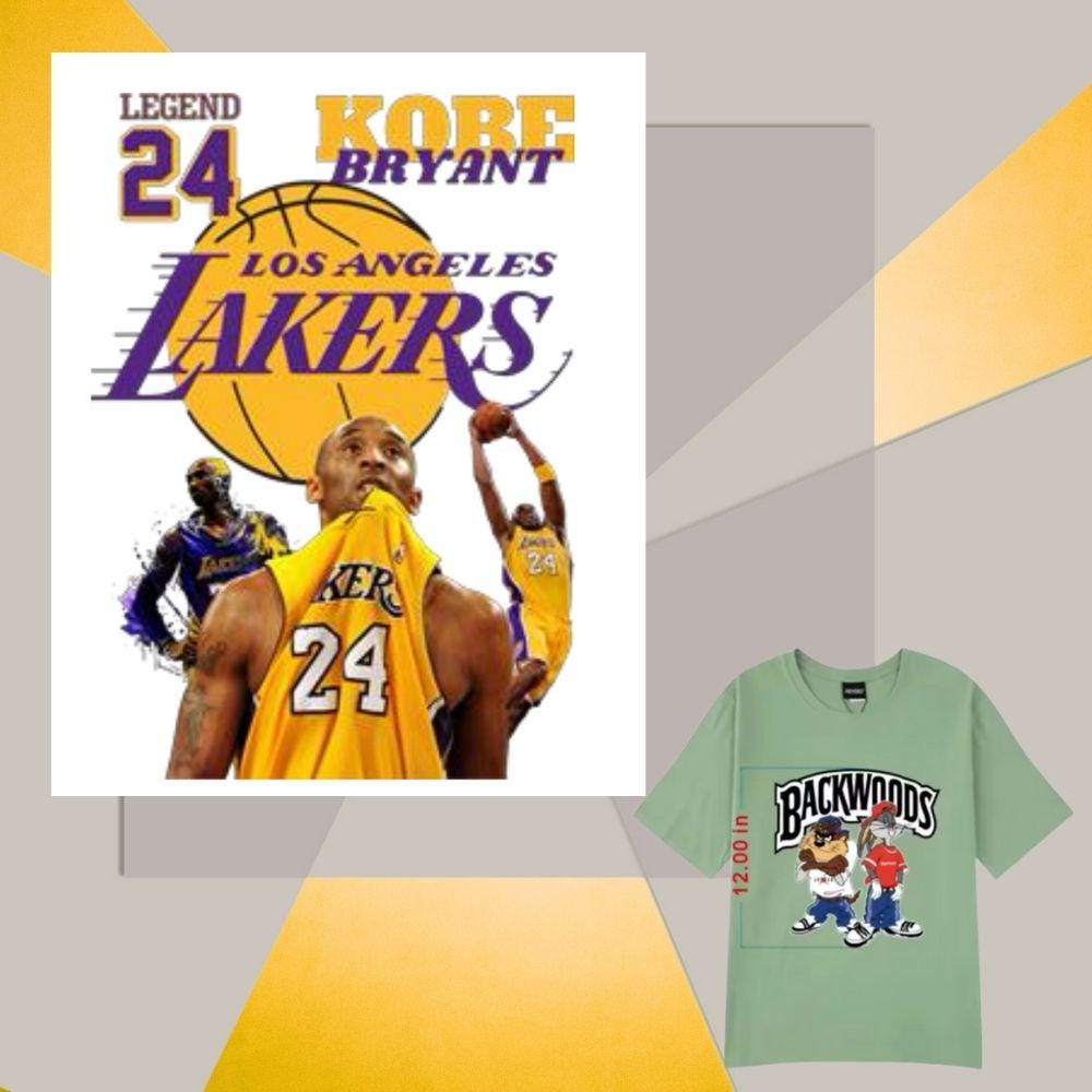 Basketball Legend DTF Transfers – Black Mamba Sport Heat Press (12 Inch)