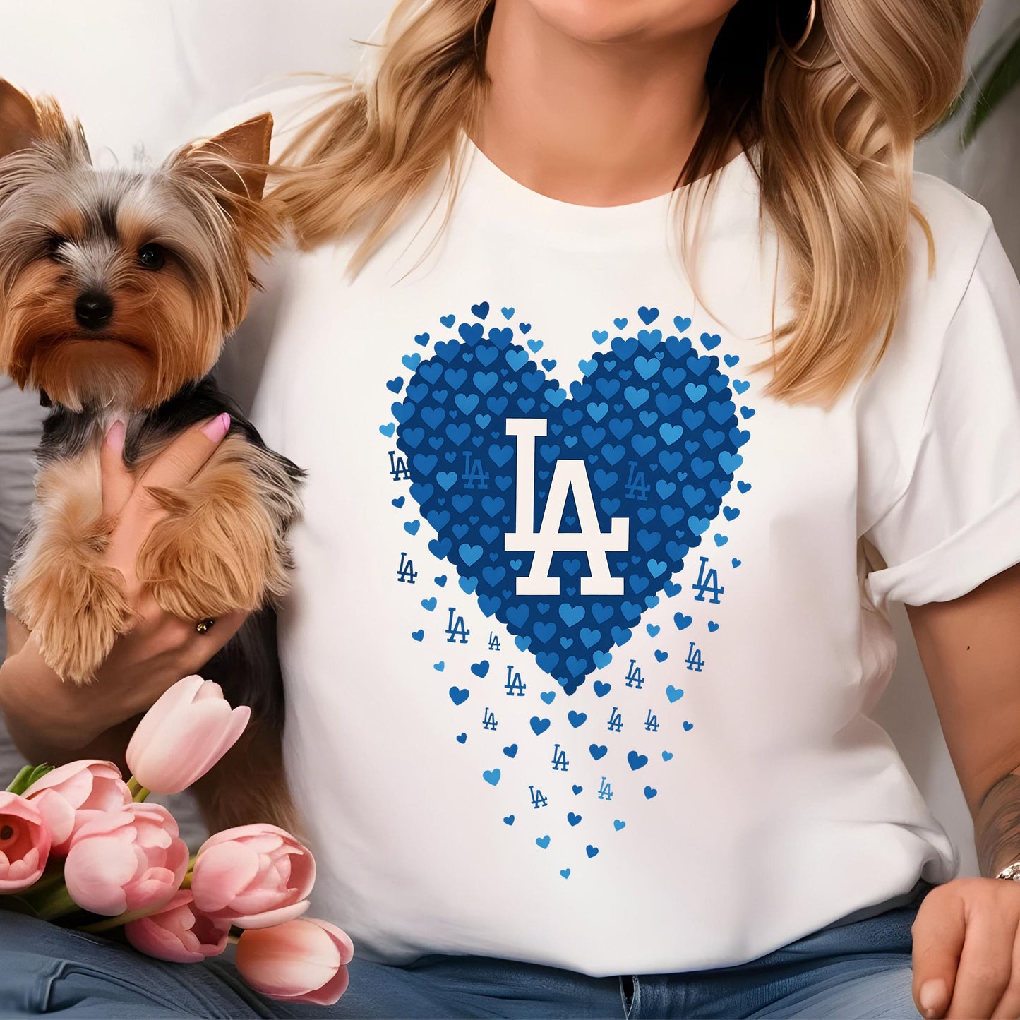 Baseball LA Walkoff Grand Slam PNG Bundle – LA Hearts Blue & White Digital Download