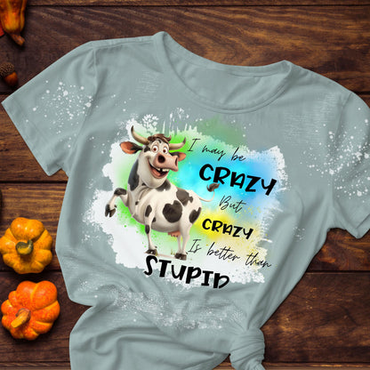 Funny Sarcastic Cow PNG & JPG – Sassy Cow Humor Sublimation Digital Download