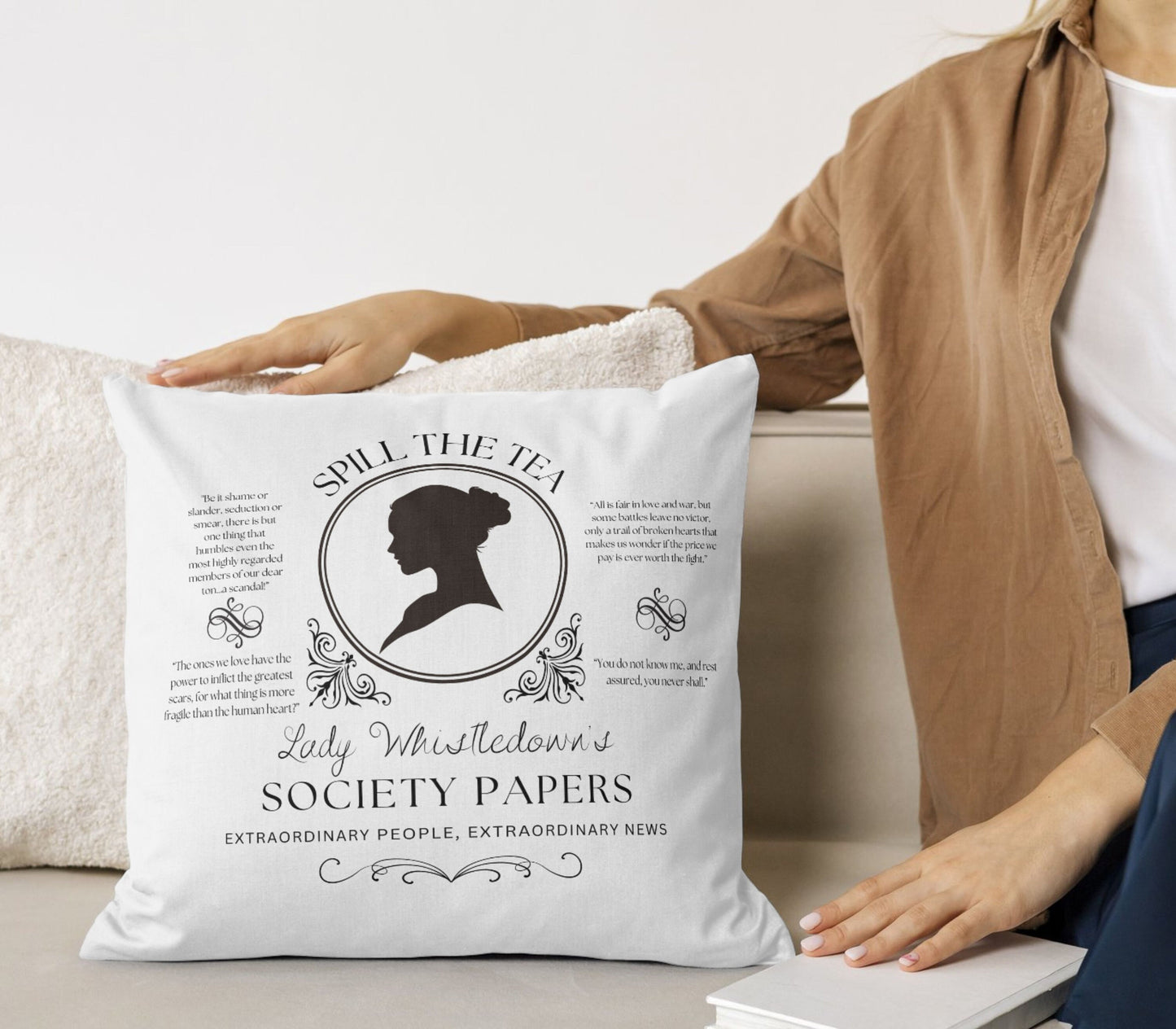 Spill The Tea Lady Whistledown PNG & SVG – Bridgerton Fashion Digital Designs