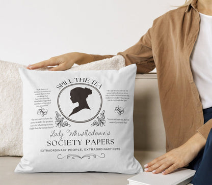 Spill The Tea Lady Whistledown PNG & SVG – Bridgerton Fashion Digital Designs