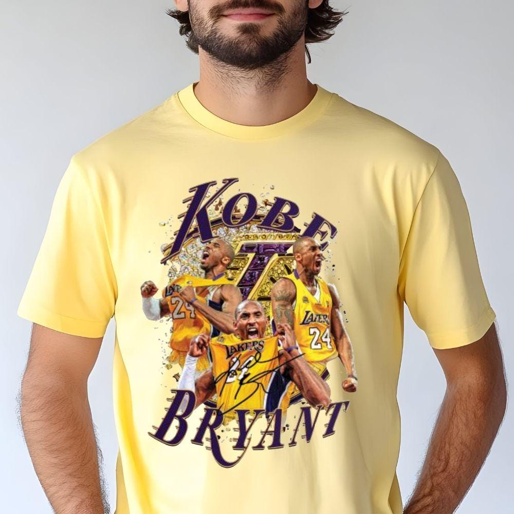 Print Signed Basketball Legend DTF Transfers – Black Mamba Sport Heat Press Designs (12 Inch)