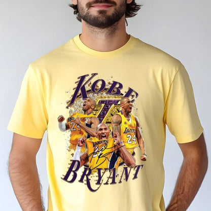 Print Signed Basketball Legend DTF Transfers – Black Mamba Sport Heat Press Designs (12 Inch)