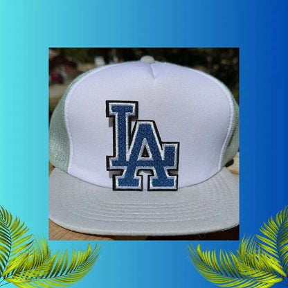 LA Embroidery Patch – #1 Bestseller Small Iron-On Patch for Hats, Shirts & Jeans