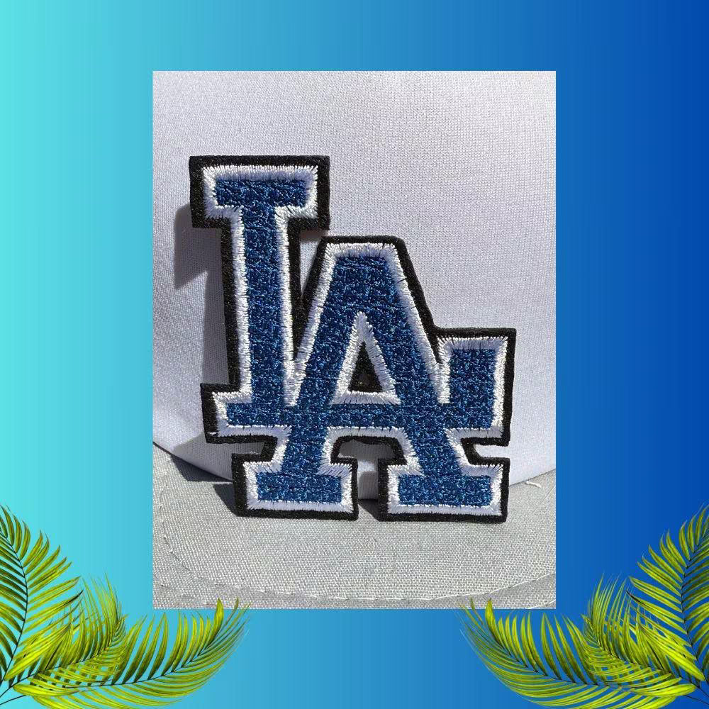 LA Embroidery Patch – #1 Bestseller Small Iron-On Patch for Hats, Shirts & Jeans