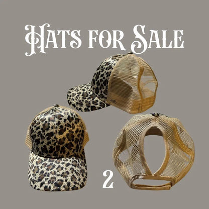 Trucker Hats for Sale – Animal Print, Camo, Neon & Checkered Mesh Snapback Caps