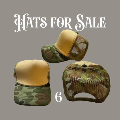 Trucker Hats for Sale – Animal Print, Camo, Neon & Checkered Mesh Snapback Caps